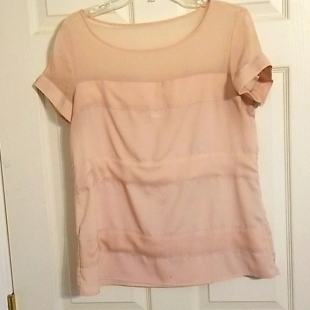 Pale pink blouse